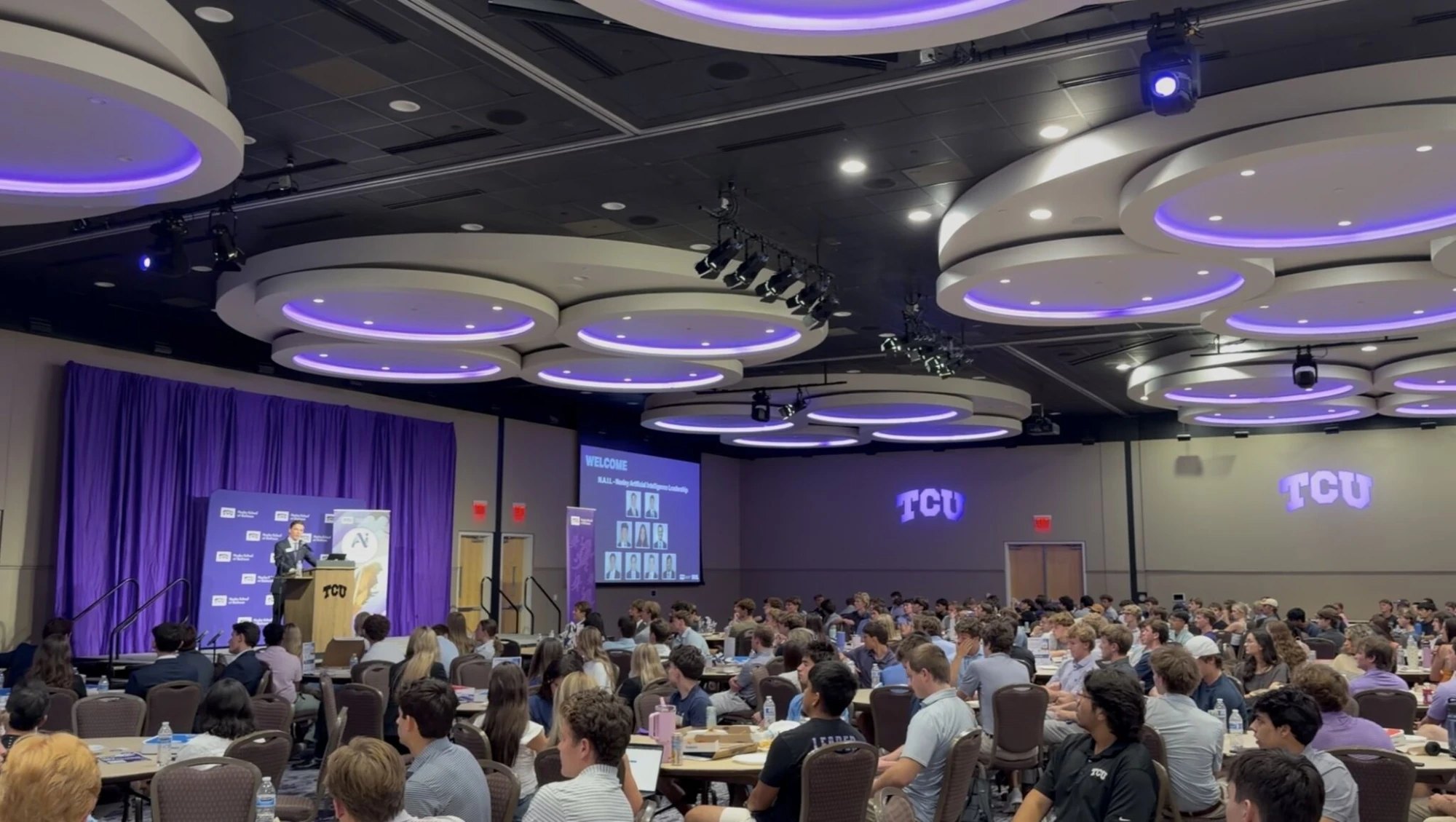 About 300 students at the first N.A.I.L. event of fall 2026